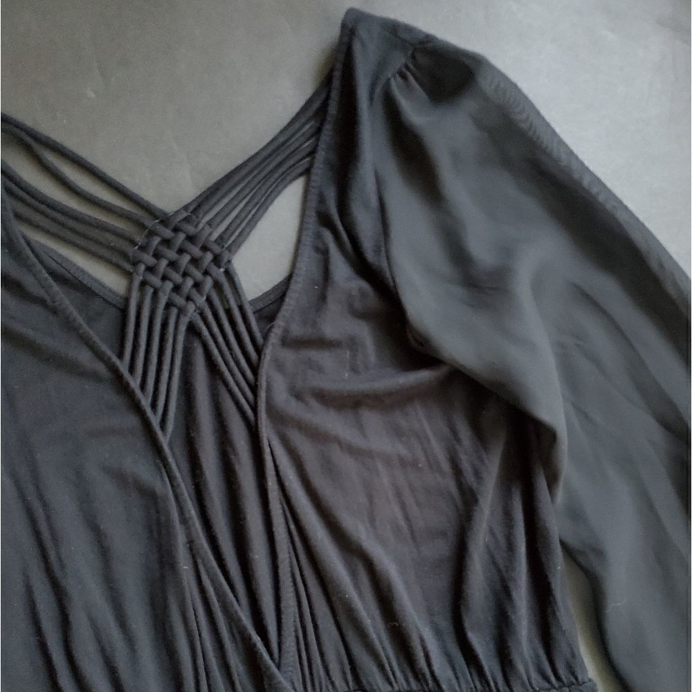 Lulu's Black Soft Dress - Picture 9 of 10